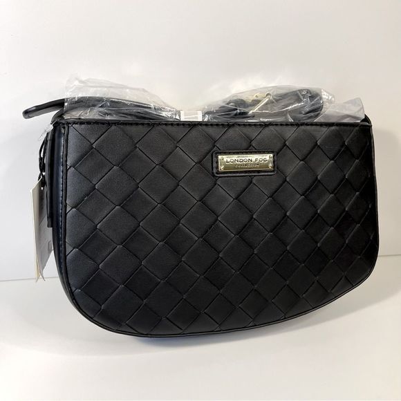 NWT London Fog Iris Woven Shoulder Bag - Picture 3 of 13